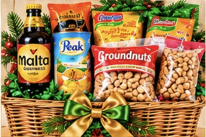 Illustrative Naija Christmas Hamper presentation
