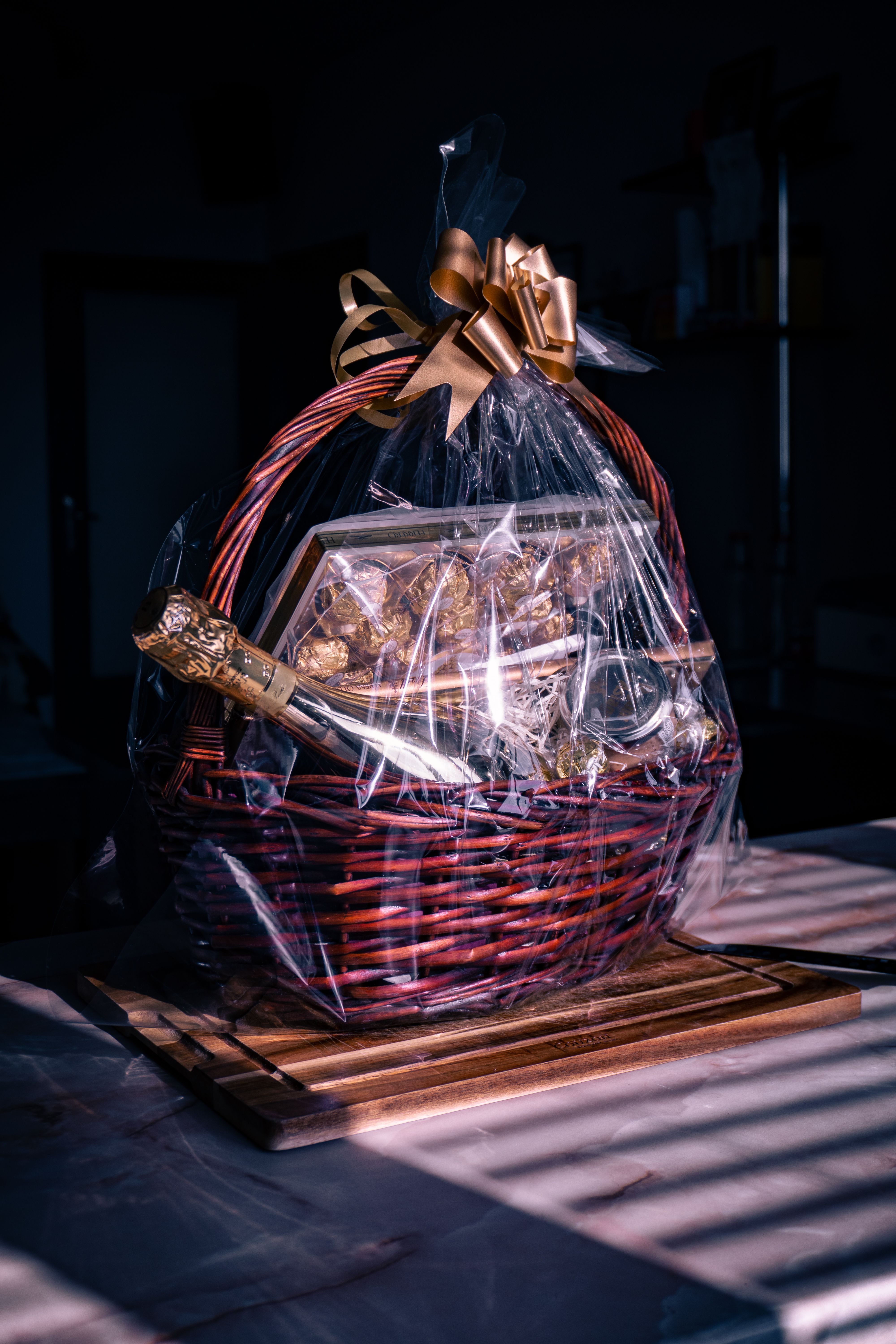 A thoughtfully presented gift selection