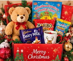 Illustrative Kids’ Christmas Box presentation